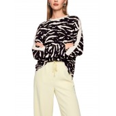 Marccain Sports - AS 4806 J10 - Shirt lange mouwen en dierenprint 